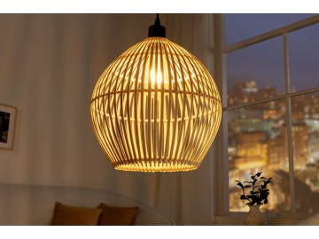 LAMPA WISZĄCA ORGANIC LIVING 30 CM BAMBUS