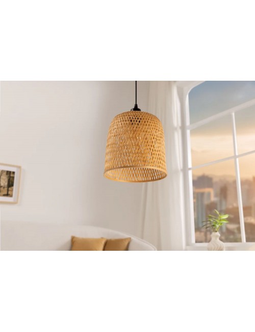 LAMPA WISZĄCA ORGANIC LIVING 25 CM BAMBUS