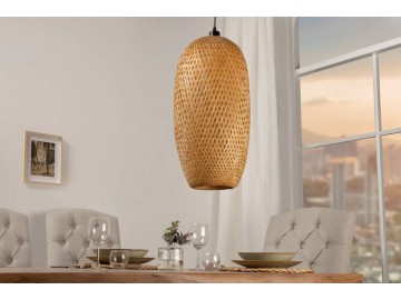 LAMPA WISZĄCA ORGANIC LIVING 46 CM BAMBUS