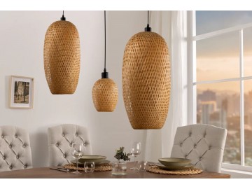 LAMPA WISZĄCA ORGANIC LIVING 46 CM BAMBUS