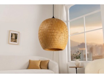 LAMPA WISZĄCA ORGANIC LIVING 35 CM BAMBUS