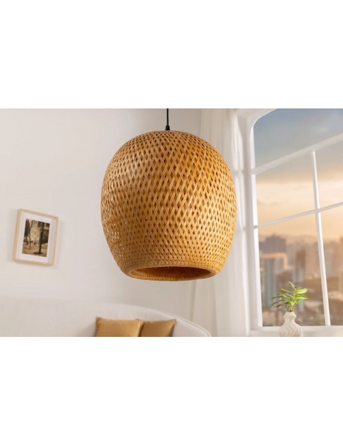 LAMPA WISZĄCA ORGANIC LIVING 35 CM BAMBUS