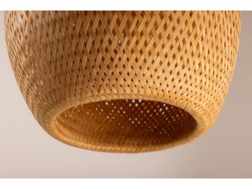 LAMPA WISZĄCA ORGANIC LIVING 35 CM BAMBUS