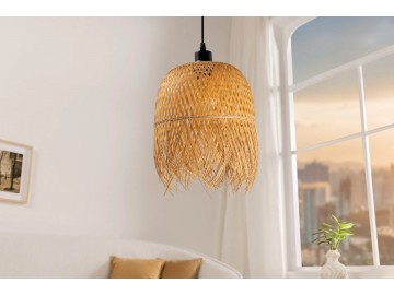 LAMPA WISZĄCA ORGANIC LIVING 35 CM V BAMBUS