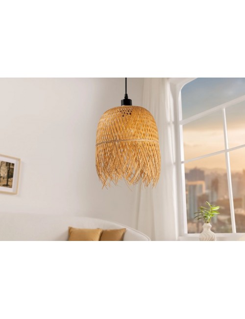 LAMPA WISZĄCA ORGANIC LIVING 35 CM V BAMBUS