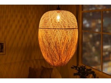 LAMPA WISZĄCA ORGANIC LIVING 35 CM V BAMBUS